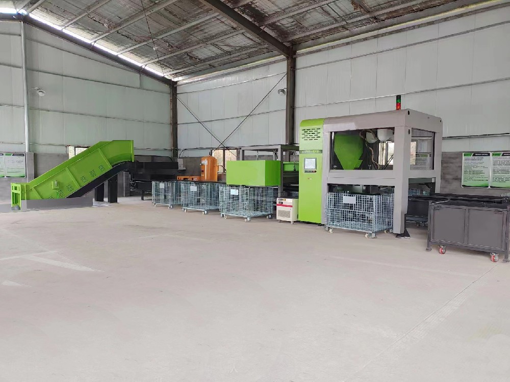 Hebei Shijiazhuang old landfill waste screening production line site